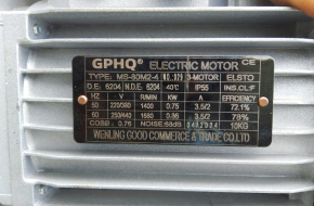 GPHQ 1.5HP ELECTRIC MOTOR