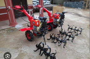 Manual power tiller machine